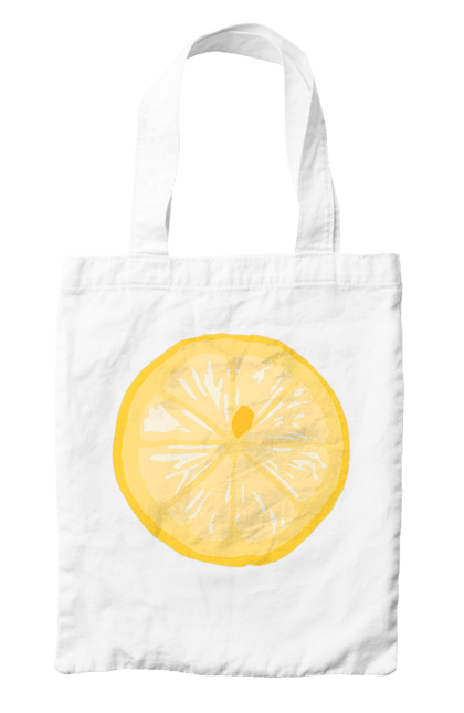 Сумка з принтом "Круглий лимон". Лето, лимон. 2070702
