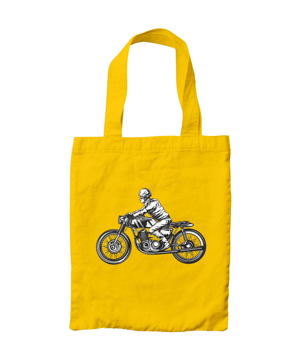 Байкер на мотоциклі