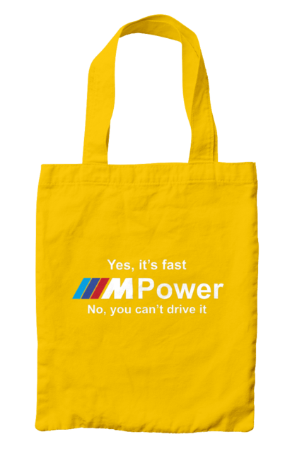 Bag with prints M power white BMW. Bmw, m series. 2070702