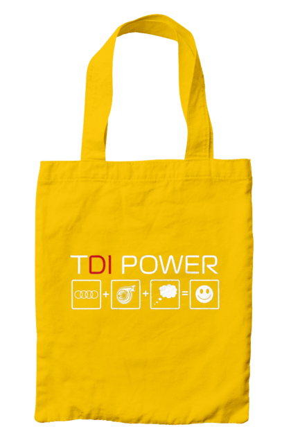 Bag with prints TDI Power Audi. Audi, cars. 2070702
