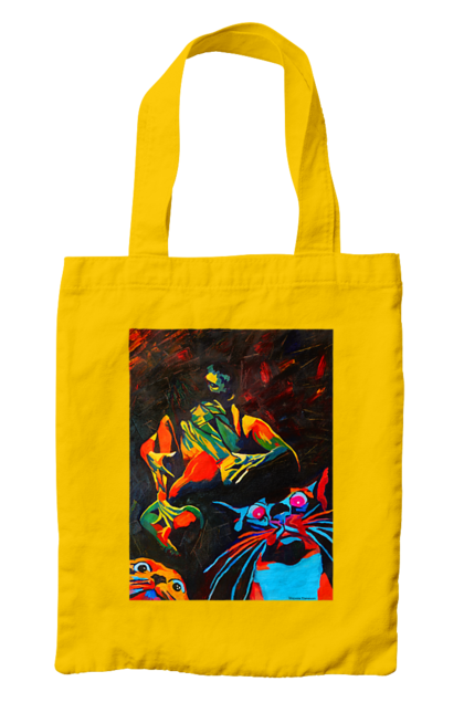 Сумка з принтом "Секс коти". Картина, коти, секс. 2070702