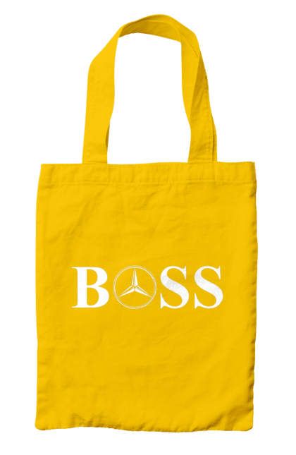Bag with prints the boss of mercedes. Boss, cars, mercedes. 2070702