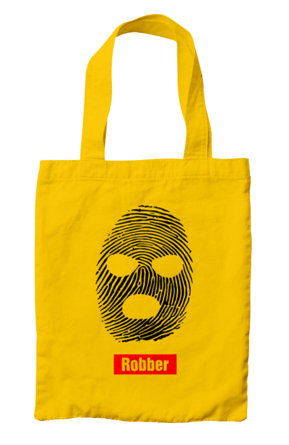 Сумка з принтом "Відбиток Робер". Балаклава, відбиток, обличчя. 2070702