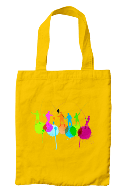 Сумка з принтом "Яскрава рибалка". Вудки, рибалка, рибалки. 2070702