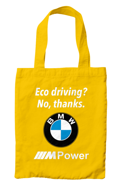 Сумка з принтом "Mpower3 Wh". Бмв, електрокар, машини. 2070702