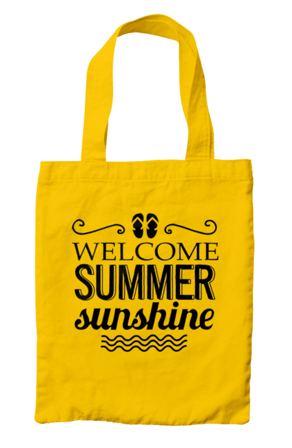 Сумка з принтом "Привіт літні заходи". Вьетнамки, літо, сонце. 2070702