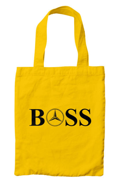 Bag with prints the boss of mercedes. Boss, cars, mercedes. 2070702