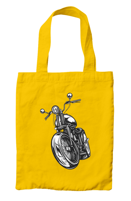Bag with prints 01 Motorcycle 5. Bike, motto, retro, vintage. 2070702
