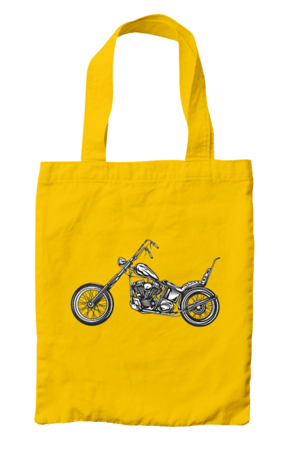 Сумка з принтом "Мотобайк". Вінтаж, мото, ретро. 2070702