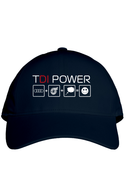 Cap with prints TDI Power Audi. Audi, cars. 2070702