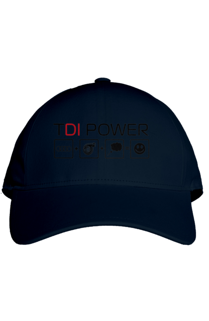 Cap with prints TDI Power Audi. Audi, cars. 2070702