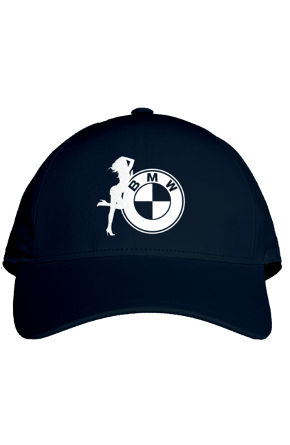 Кепка с принтом Bmw Girl. Бмв, машины. 2070702