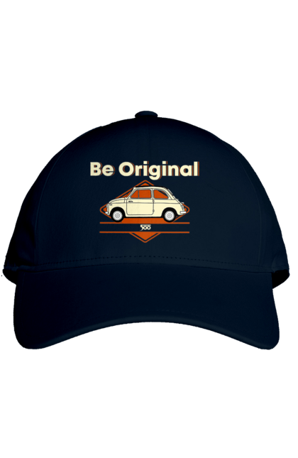 Кепка с принтом Fiat 500. Авто, машина, фиат, фиат. 2070702