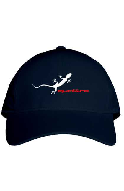 Cap with prints Audi Quattro. Audi, cars. 2070702