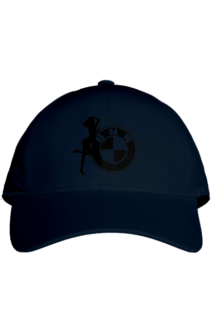 Кепка с принтом Bmw Girl. Бмв, машины. 2070702