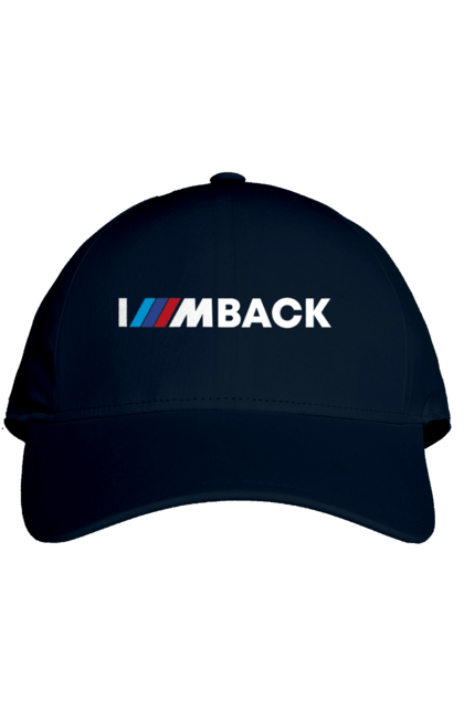 Cap with prints I am back white BMW. Bmw, m series. 2070702