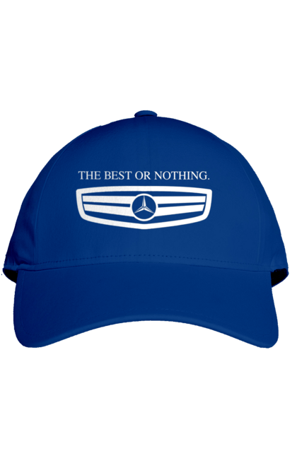 Cap with prints The best or nothing. Cars, mercedes. 2070702