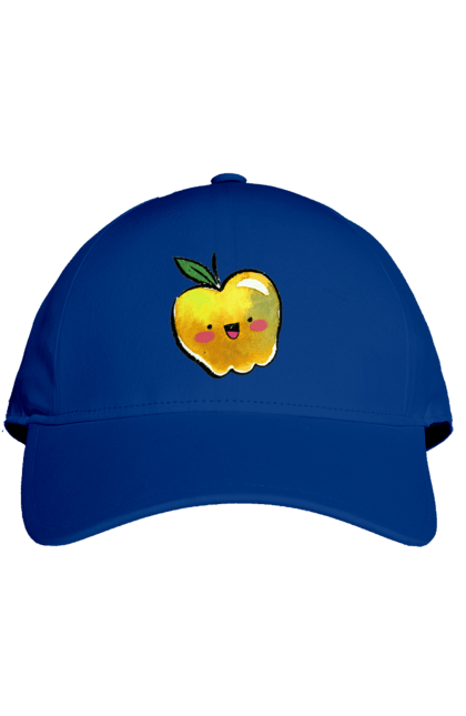 Кепка з принтом "Миле жовте яблуко". Літо, миле, смайлик, яблуко. 2070702