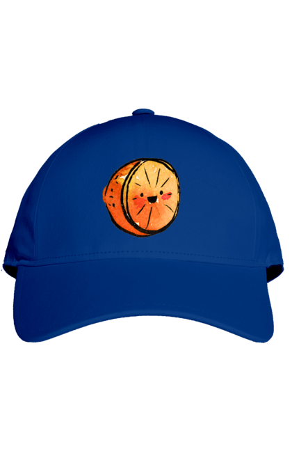 Кепка з принтом "Милий апельсин". Апельсин, літо, любий, смайлик. 2070702