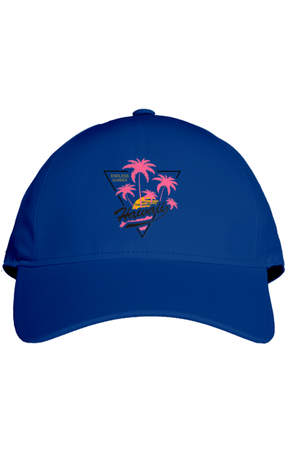 Кепка з принтом "Гаваї". Гаваї, пальми, сонце. 2070702