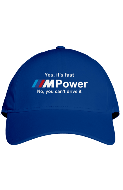 Кепка с принтом M power white BMW. Бмв, м серия. 2070702