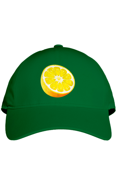 Кепка з принтом "Половина лимона". Лимон, літо, свіжість. 2070702