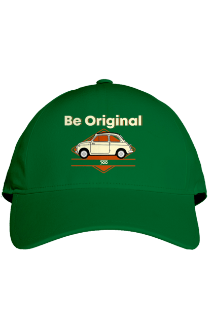 Кепка з принтом "Fiat 500". Авто, машина, фіат. 2070702