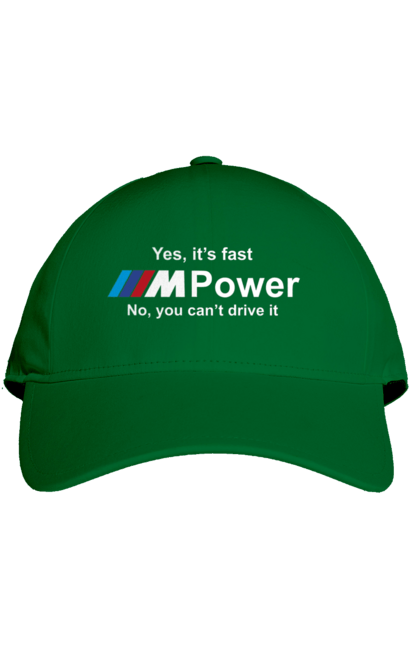 Кепка з принтом "M power white BMW". Бмв, м серія. 2070702