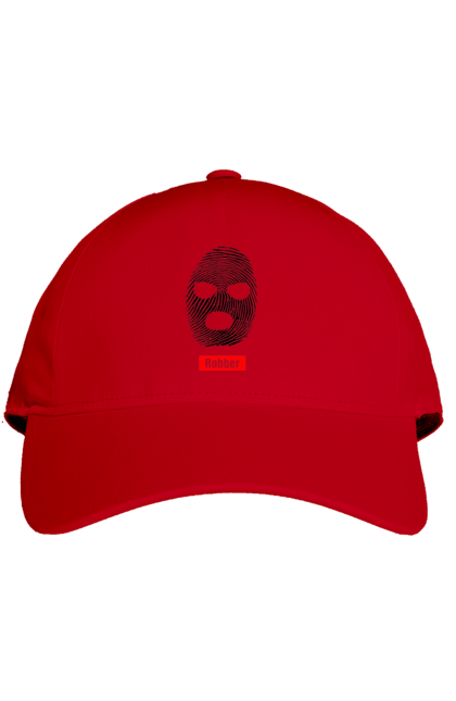 Кепка з принтом "Відбиток Робер". Балаклава, відбиток, обличчя. 2070702