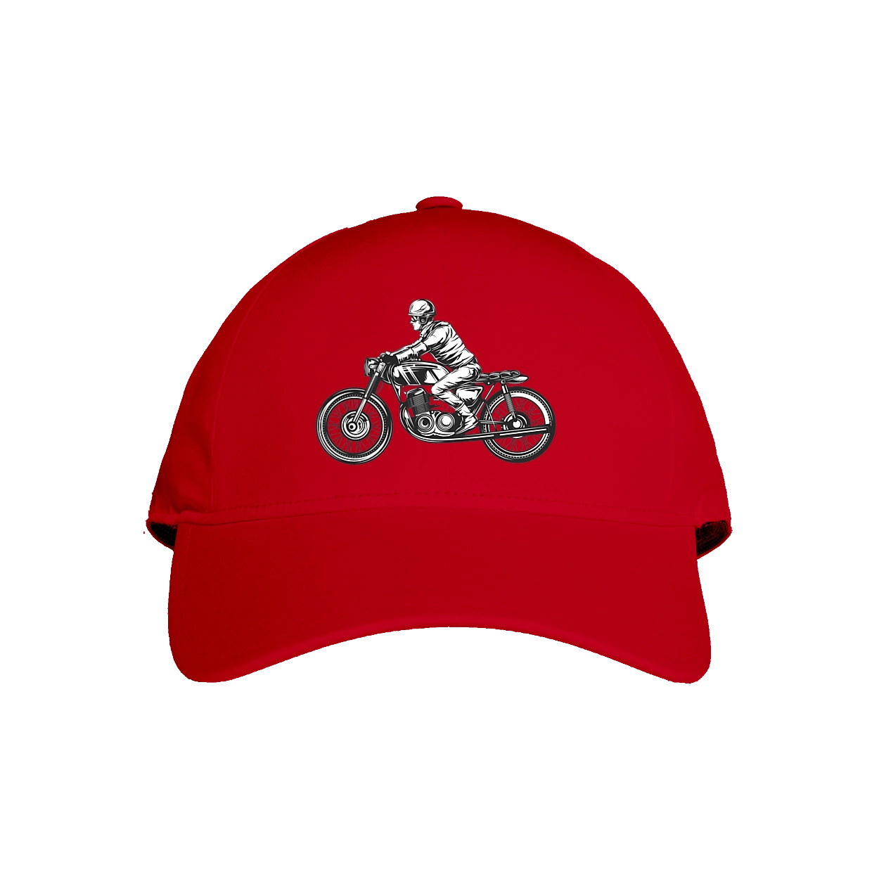 Байкер на мотоциклі