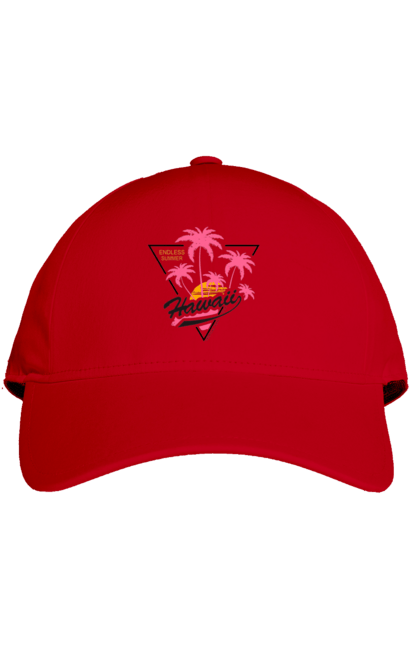 Кепка з принтом "Гаваї". Гаваї, пальми, сонце. 2070702