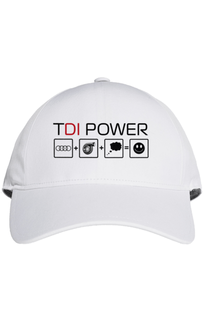 Cap with prints TDI Power Audi. Audi, cars. 2070702