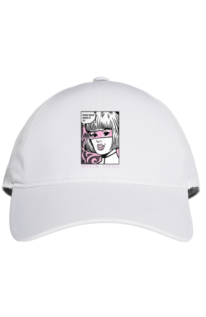 Cap with prints Pop Art. Popart. 2070702