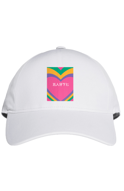 Cap with prints Бле. Hieroglyphs, inscription. 2070702