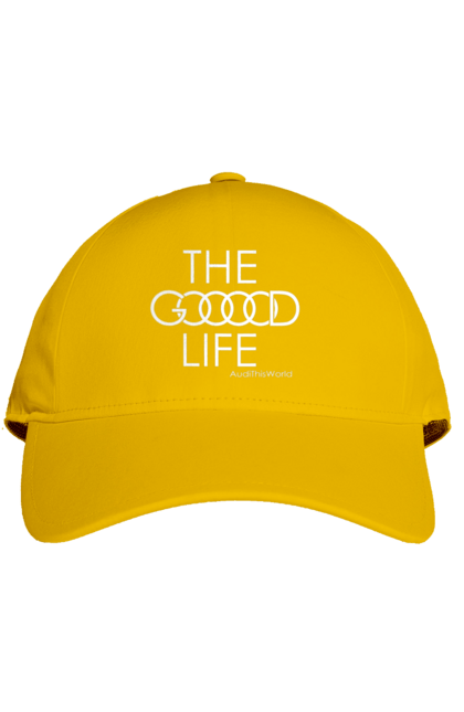 Кепка з принтом "Audi. Гарне життя". Ауді, машини. 2070702