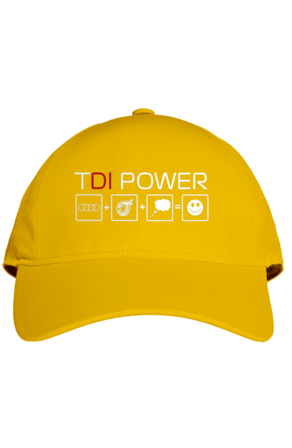 Кепка з принтом "TDI Power Audi". Ауді, машини. 2070702