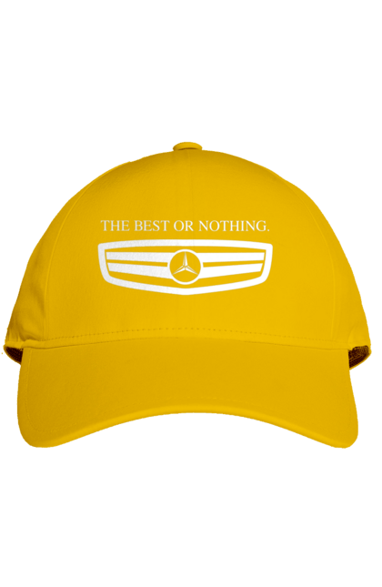 Cap with prints The best or nothing. Cars, mercedes. 2070702