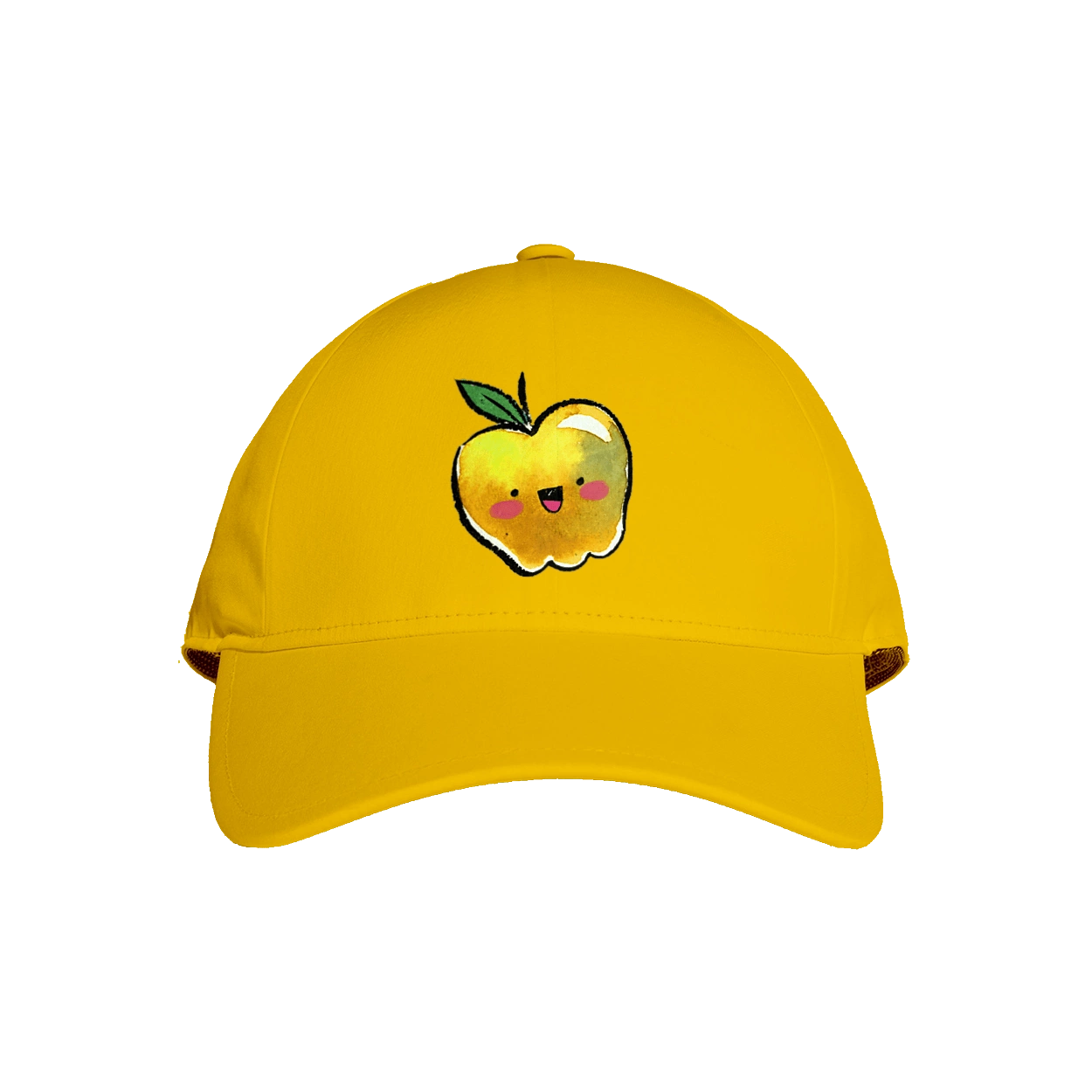 Cute yellow apple
