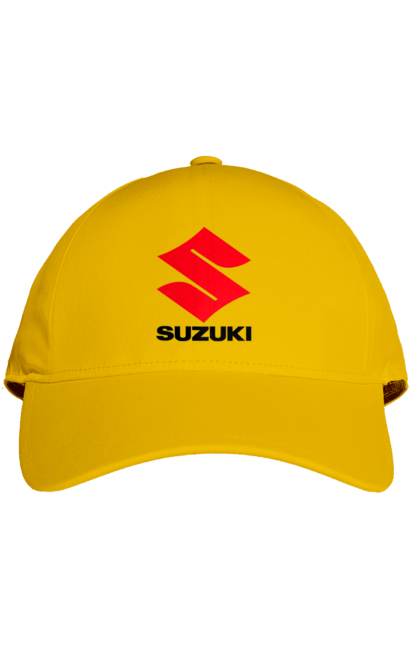 Cap with prints Suzuki Bl. Auto, logotype, machine, suzuki. 2070702