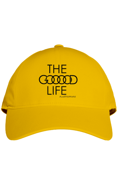 Кепка з принтом "Audi. Гарне життя". Ауді, машини. 2070702