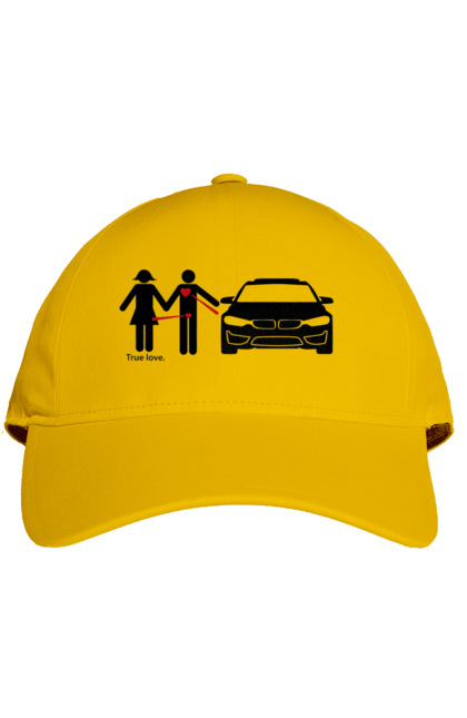 Кепка с принтом Отношения БМВ. Бмв, машины, юмор. 2070702