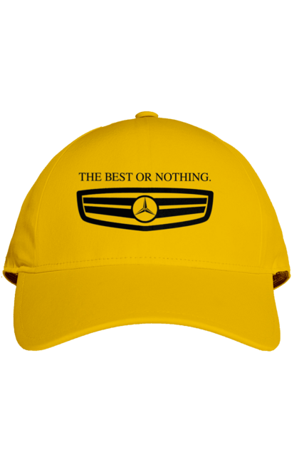 Cap with prints The best or nothing. Cars, mercedes. 2070702