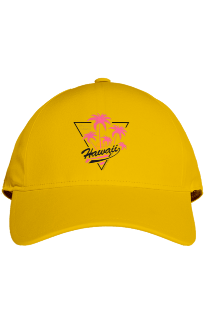 Кепка з принтом "Гаваї". Гаваї, пальми, сонце. 2070702
