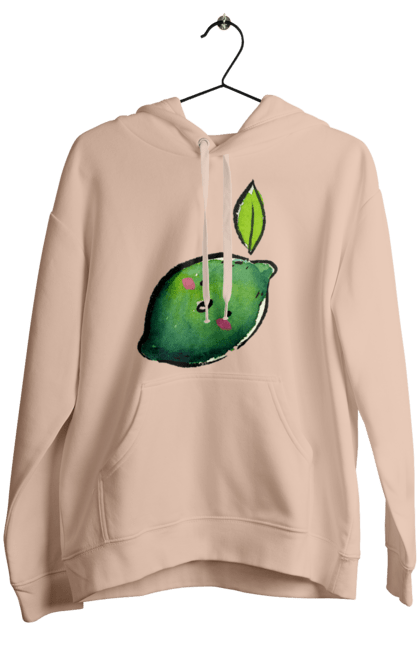 Жіноче худі з принтом "Любий лайм". Лайм, літо, любий, посмішка. 2070702