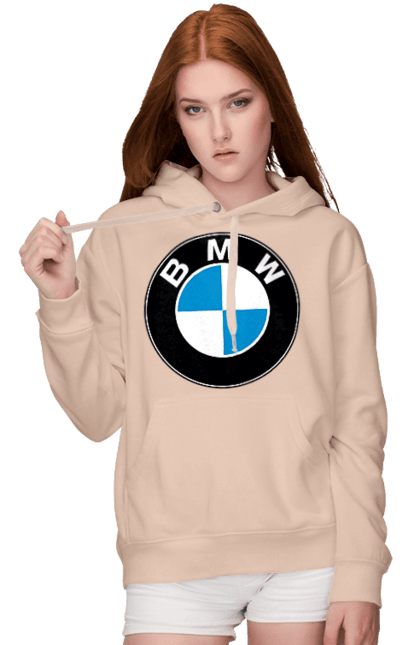 Жіноче худі з принтом "Bmw Logo". Бмв, машини. 2070702