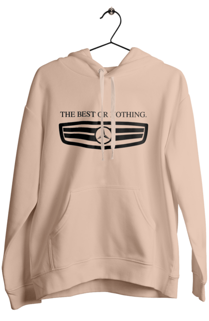 Women`s hoodie with prints The best or nothing. Cars, mercedes. 2070702