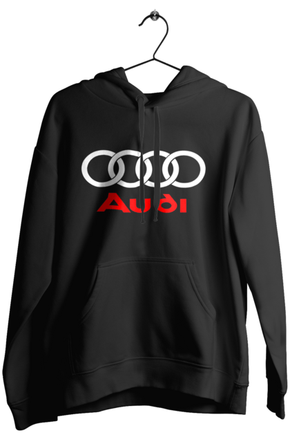Women`s hoodie with prints Audi Logotype. Audi, cars. 2070702