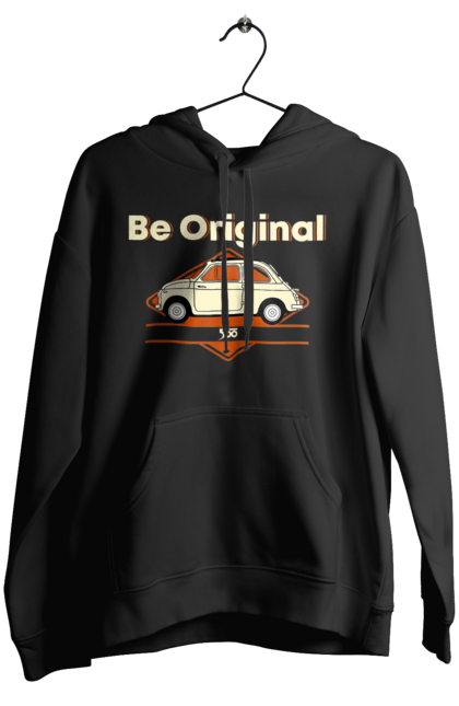 Жіноче худі з принтом "Fiat 500". Авто, машина, фіат. 2070702