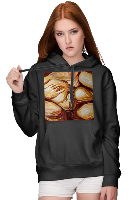 Жіноче худі з принтом "Груповий секс". Груповий, картина, секс. 2070702