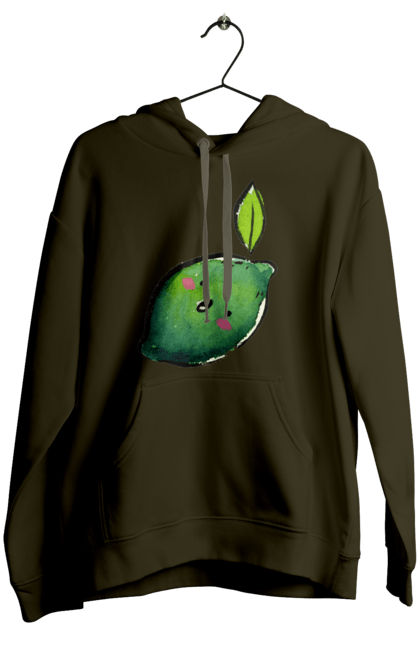 Жіноче худі з принтом "Любий лайм". Лайм, літо, любий, посмішка. 2070702